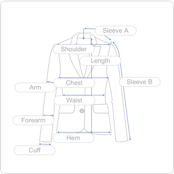 3/4 Sleeve Tartan Blazer - Picture 7 of 7